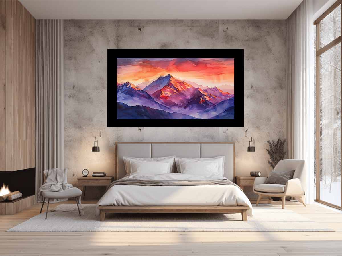 Watercolor Mountians
