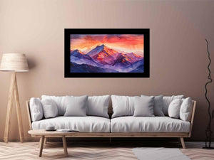 Watercolor Mountians