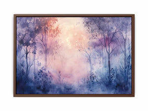 Misty Forest Poster