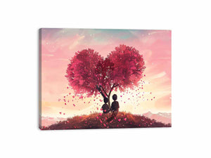 Love Tree Canvas Print