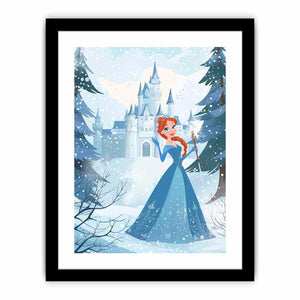 Princess In Blue Art Print