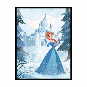 Princess In Blue Painting