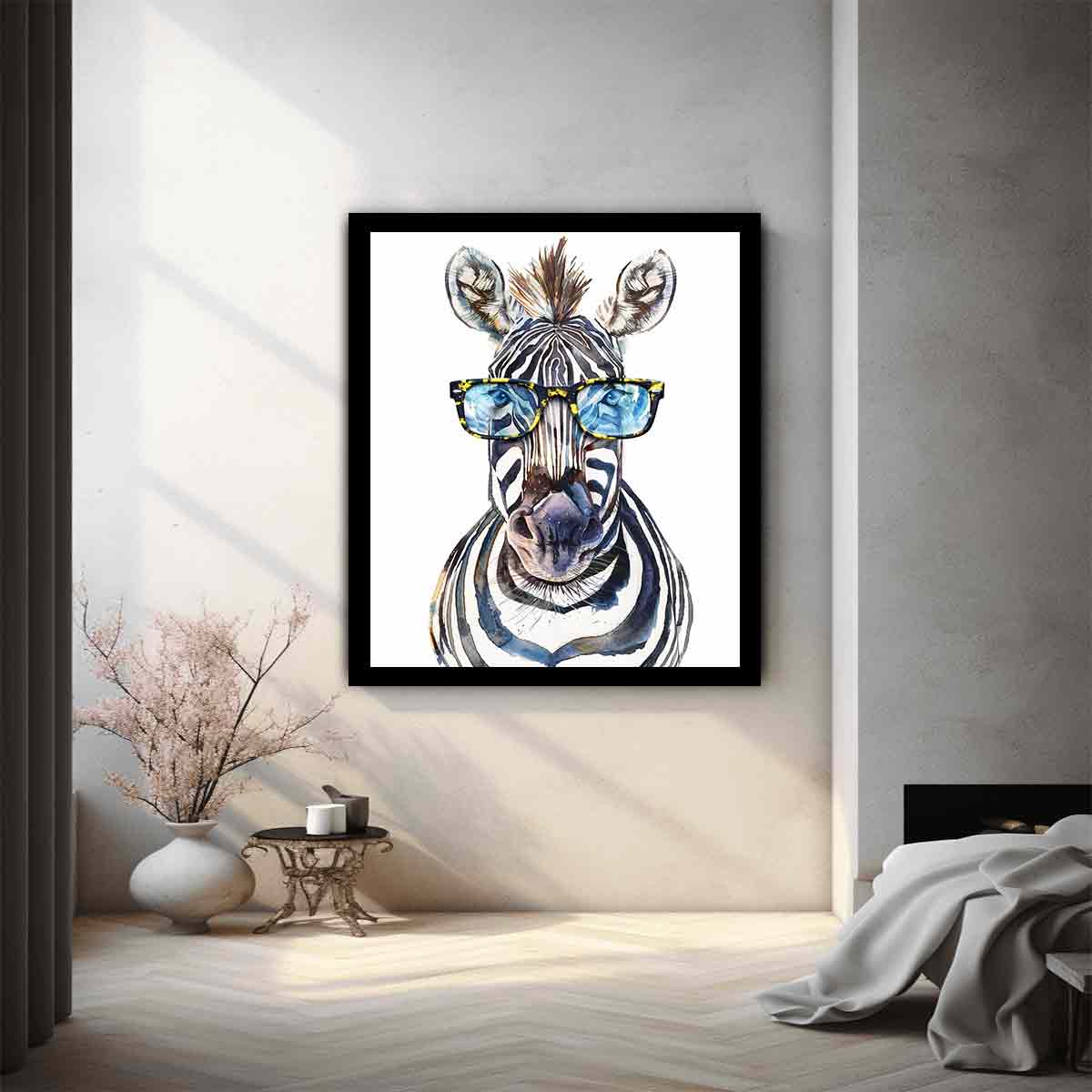 Zebra With Glasses