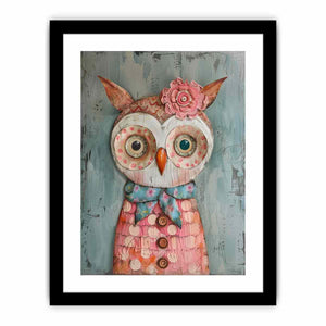Baby Owl Art Print