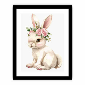 Cute Bunny Art Print