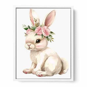 Cute Bunny Framed Print