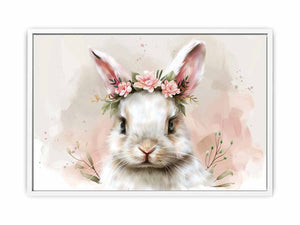 Cute Bunny Framed Print