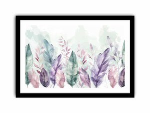 Boho Feathers Art Print