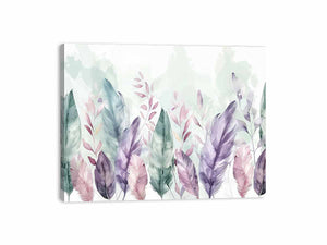 Boho Feathers Canvas Print