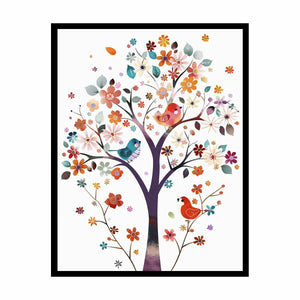 Birds On Tree Painting