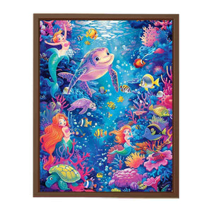 Playfull Underwater Poster