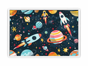 Space Adventure Framed Print