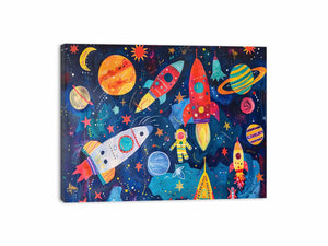 Space Adventure Canvas Print