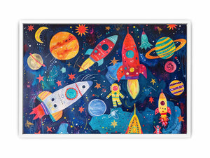 Space Adventure Framed Print