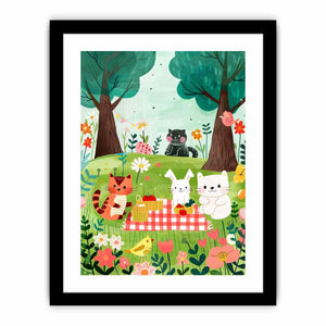 Animal Friends Art Print