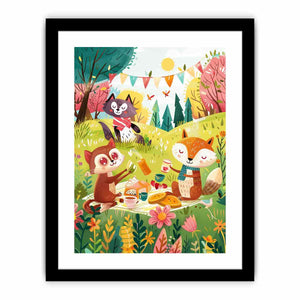 Animal Friends Art Print