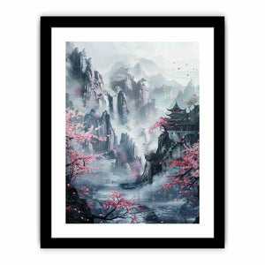 Asian Landscape Art Print
