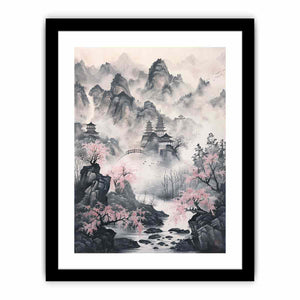 Asian Landscape Art Print