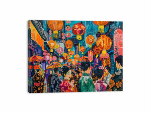 Market Canvas Print