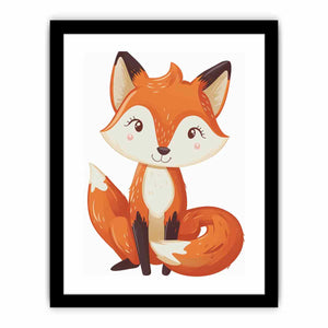 Cute Fox Art Print