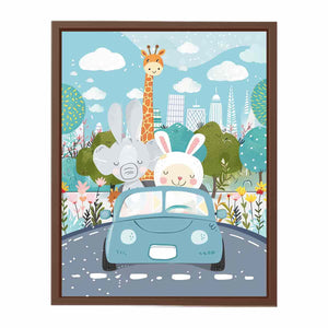 Kids Car Poster