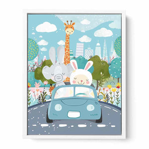 Kids Car Framed Print