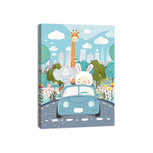 Kids Car Canvas Print