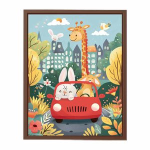 Kids Car Poster