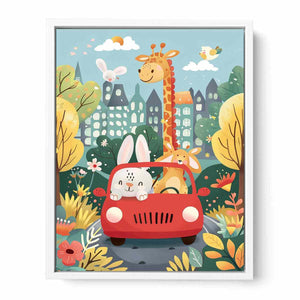 Kids Car Framed Print