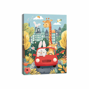 Kids Car Canvas Print