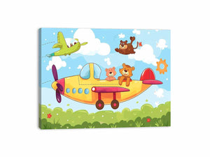 Kids Plane Canvas Print