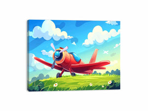 Kids Plane Canvas Print