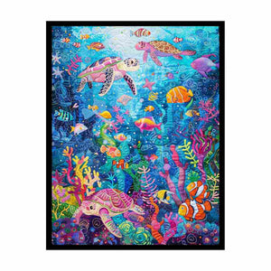 Vibrant Underwater Painting