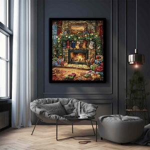 Festive Fireplace