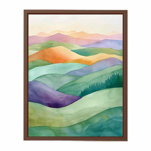 Watercolor Landscape Poster