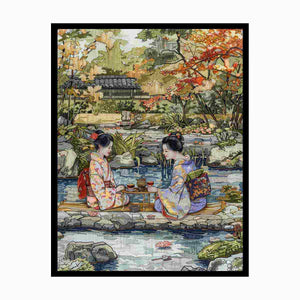 Garden Coffee Painting