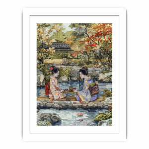 Garden Coffee Streched canvas