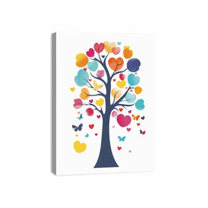 Colorfull Tree Canvas Print