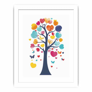 Colorfull Tree Streched canvas