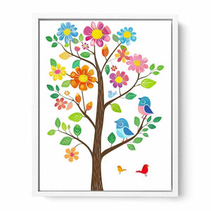 Colorfull Tree Framed Print