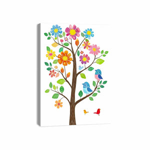 Colorfull Tree Canvas Print