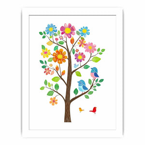 Colorfull Tree Streched canvas