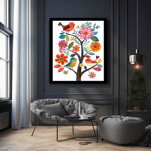 Cute Flower Birds
