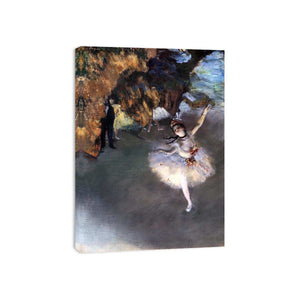 The Dancer on Stage by Edgar Degas Canvas Print
