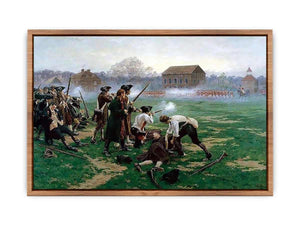 The Battle of Lexington, 19th April 1775 Poster