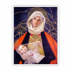 Madonna and Child Framed Print