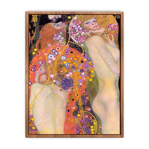 Water Serpents by Gustav Klimt Poster