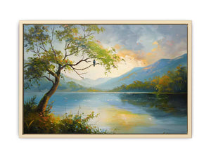 Forest River Painting Art Print