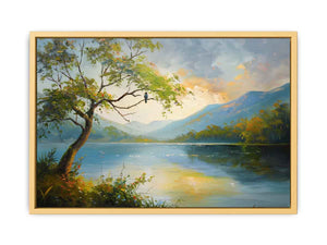 Forest River Painting Streched canvas
