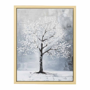 White Tree Painting Art Print